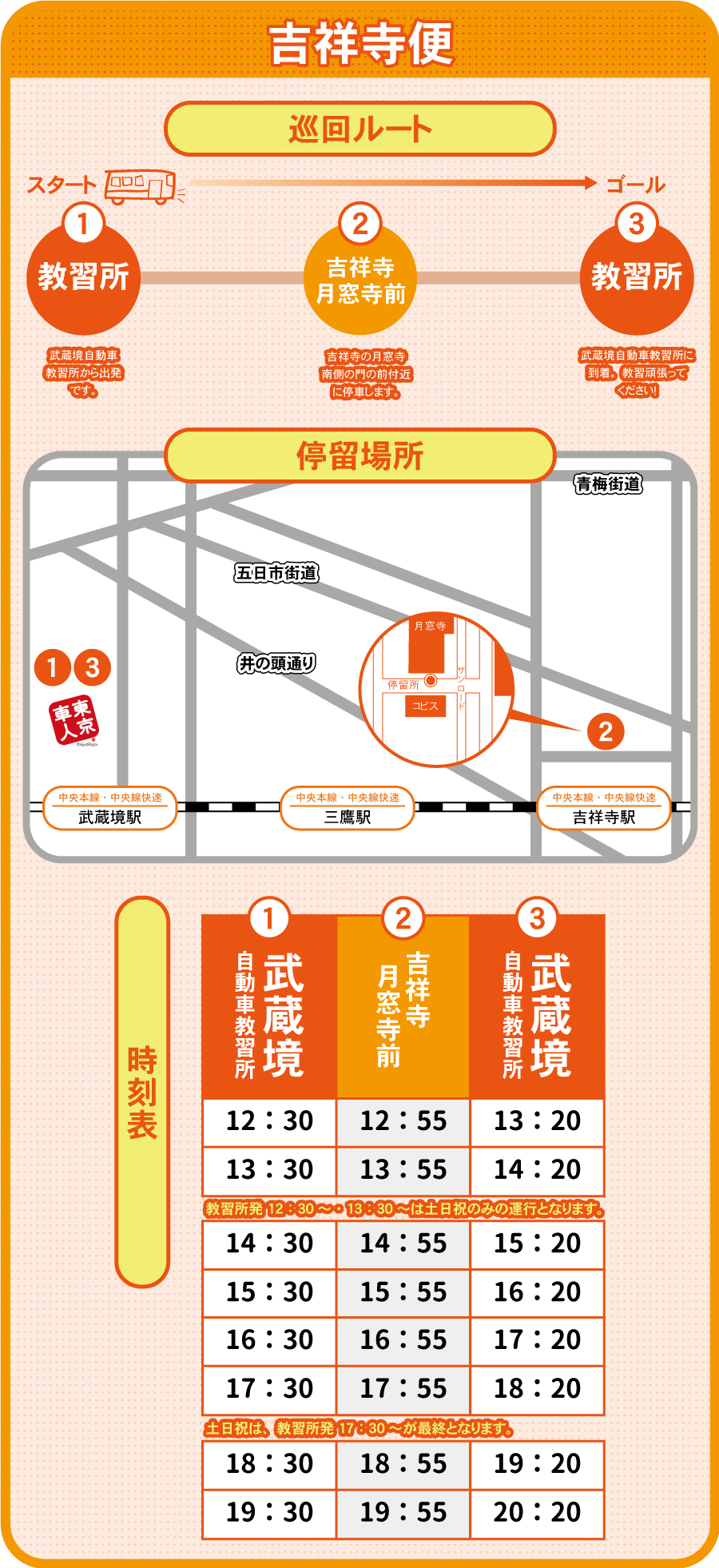 アクセス 武蔵境自動車教習所