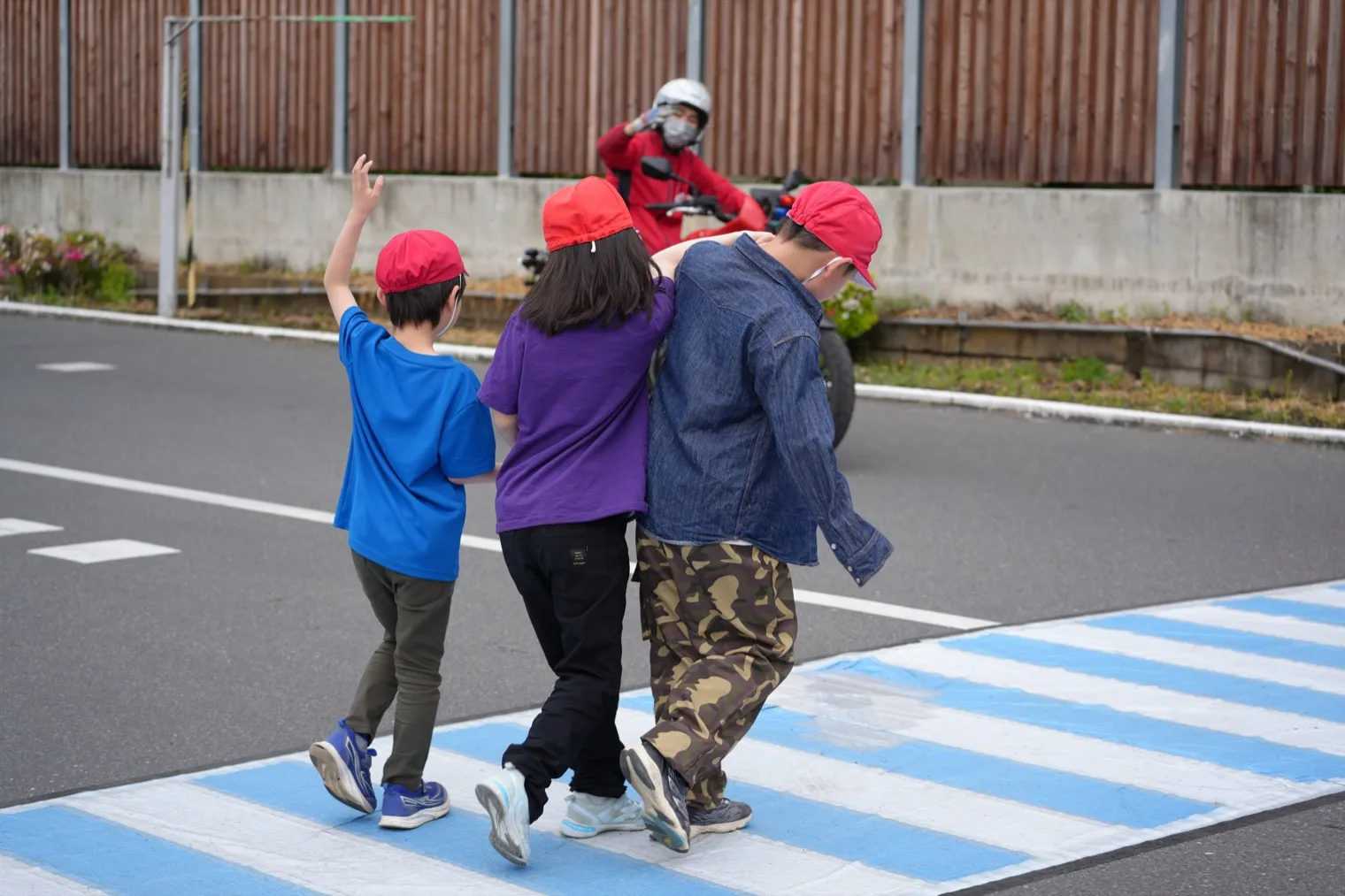A traffic safety demonstration
