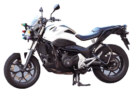 Large training motorcycle